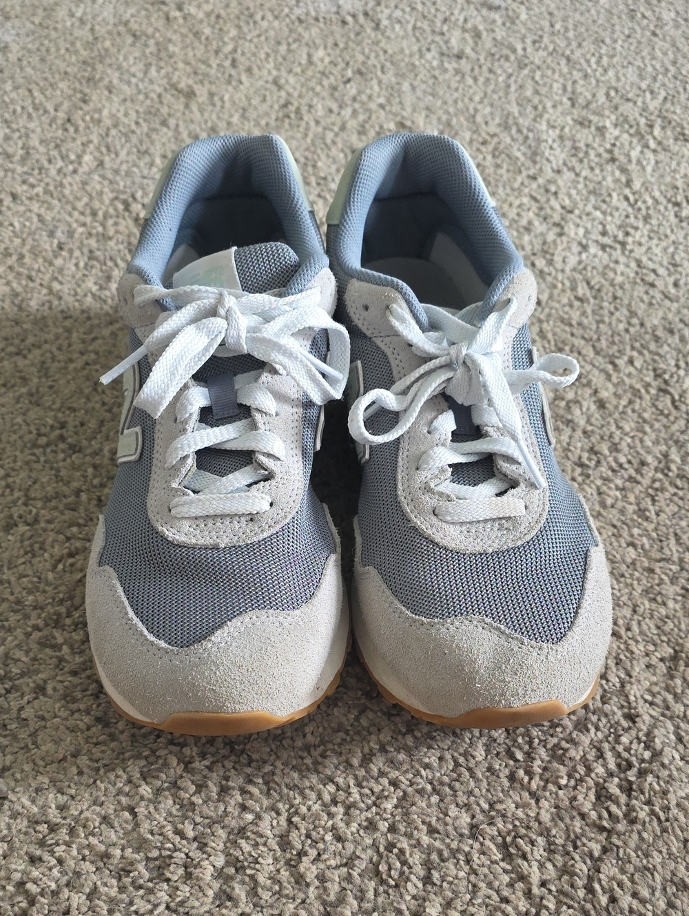 Light Green and Gray Athletic Sneakers